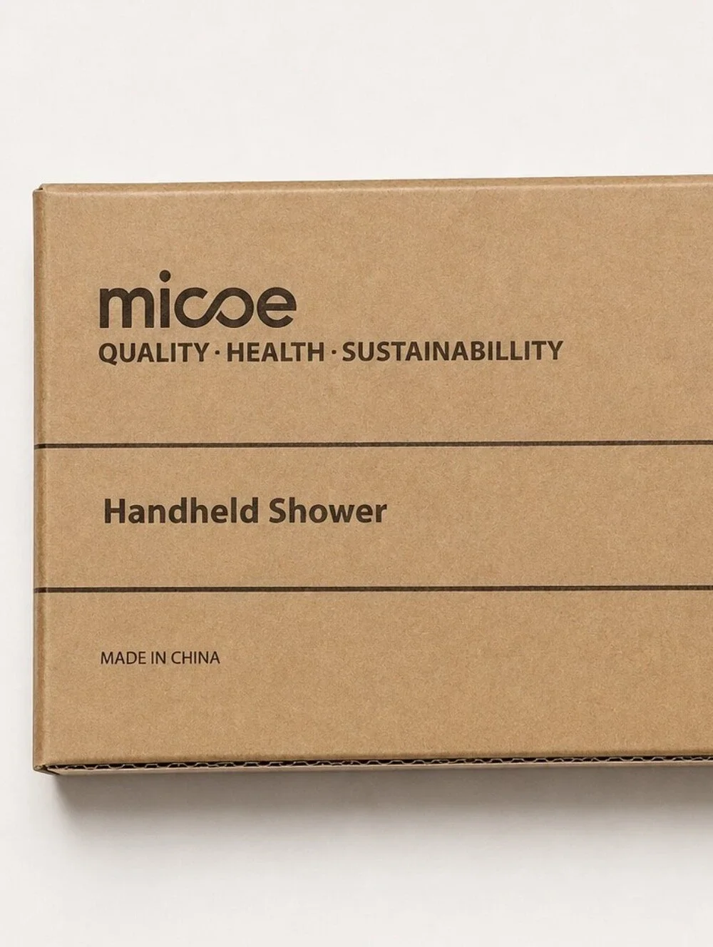 Silver Chrome Handheld Shower Head 5 Adjustable Spray Settings NEW IN BOX